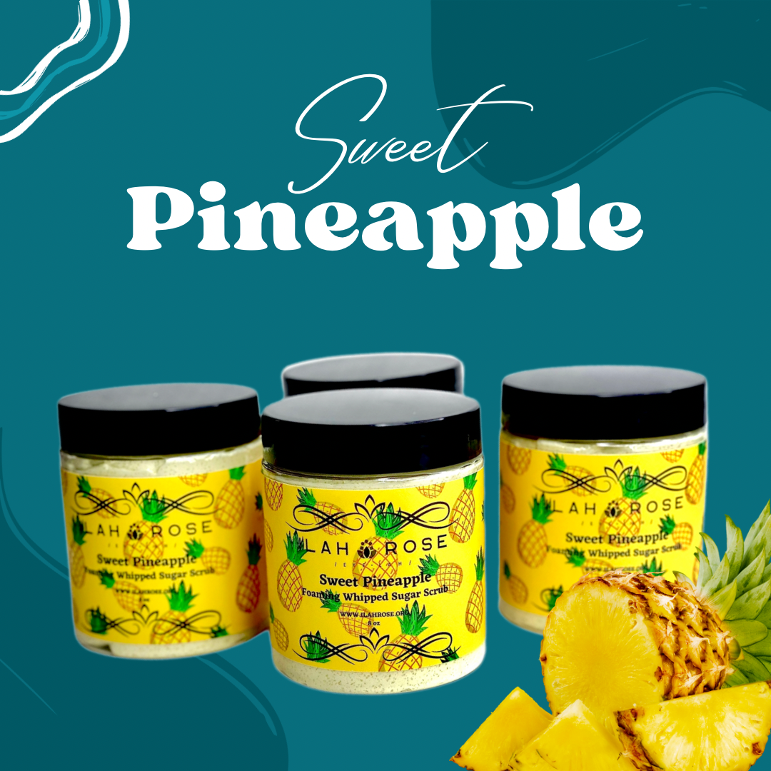 Sweet Pineapple Foaming Whipped Sugar Scrub