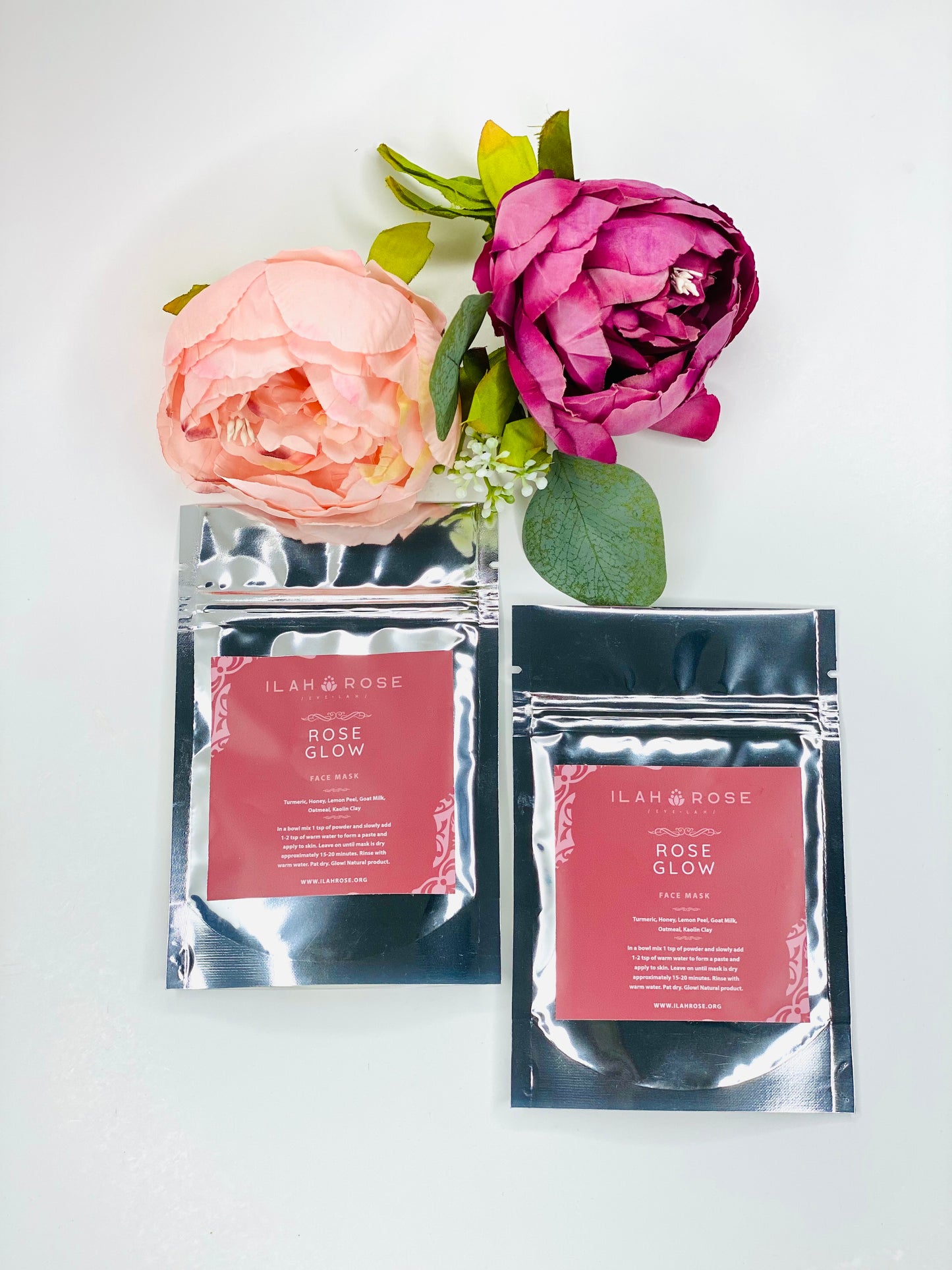 Rose Glow face mask