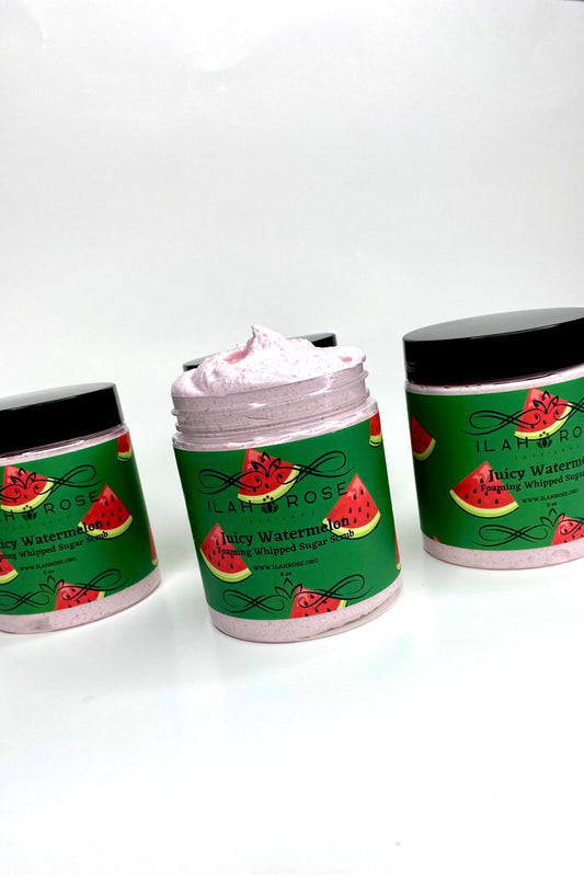 Juicy Watermelon Foaming Whipped Sugar Scrub